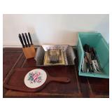 Assorted knives and more