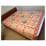 Vintage quilt blanket condition issues