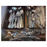 Kitchen drawer lot stainless flatware