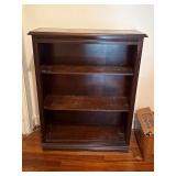 Vintage wooden bookshelf