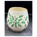 Lenox Holiday Say it With Silk Candle Holder