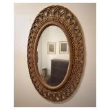 1980 BURWOOD 470 Syroco HOMCO 30' Oval WALL MIRROR