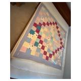 Vintage quilt blanket condition issues