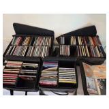 Cd's and carrying cases