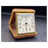 Untested vintage Seth Thomas travel alarm clock