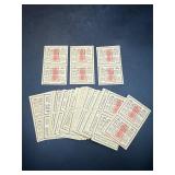 vintage Brown & Williamson tobacco coupons