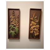Vtg Coppercraft Guild 3D Copper Floral Wall Plaque