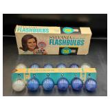 vintage Sylvania Blue Dot Flashbulbs