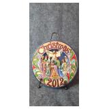 Jim Shore 2012 nativity plate