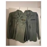 Vintage US ARMY UNIFORM shirts condition issues