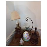 Home decor small lamp Easter decor