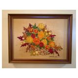 1978 Vintage yarn art crewel