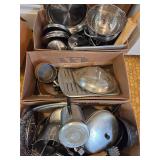 Assorted pots and pans