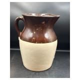 vintage stoneware pitcher
