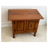 Vintage Tell city vinyl record cabinet