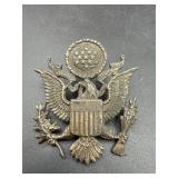 WWII WW2 US Army Officer's Hat Badge Screw-back
