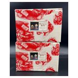 2 boxes European Santa Salt & Pepper