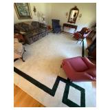 Large area rug will require deep cleaning