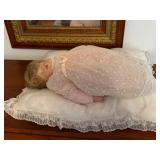 vintage porcelain collector doll
