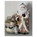 Fitz and Floyd Winter Rose Santa simmering oil