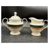 Lenox Federal Grandeur  creamer & sugar bowl