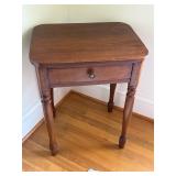 single drawer side table