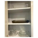 Pyrex pie plates casseroles and some assorted