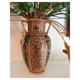 Vtg Roseville Pottery 12ï¿½ handled vase Florentine