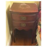 Continental genuine mahogany side table