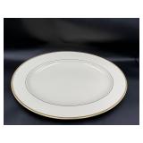 Lenox Presidential Tuxedo Gold Banded 16ï¿½ platter