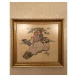 Vintage Norman Rockwell needlepoint