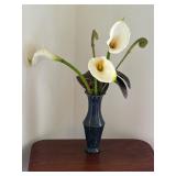 10ï¿½ tall Vintage etched stone vase