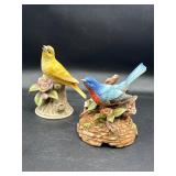 Vintage bird figurines