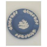 VTG Wedgwood blue Jasperware Pegasus trinket dish