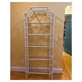 Faux Bamboo Pagoda Etagere