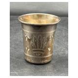 55 grams Sterling silver monogrammed 1924 cup