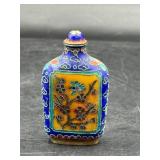 traditional Chinese cloisonnï¿½ snuff bottle