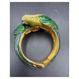 Vintage Nolan Miller Parrot Bangle Bracelet