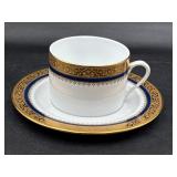 Philippe Deshoulieres Marquis Blue cup & saucer