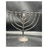 Heavy vintage Andrea by Sadek Hanukkah menorah