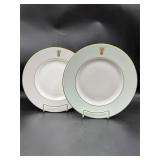 Wedgwood Vera Wang Pineapple accent salad plates