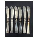 284 grams Sterling silver lot of 6 knives