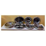 Towle polished aluminum w mother-of-pearl inlay