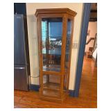 Vintage display curio cabinet