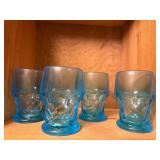 vintage Viking Glass Georgian tumbler Aqua