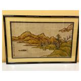 Chinese landscape Fisherman 28x41ï¿½