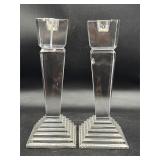 Lenox Ovations Monument crystal candlesticks