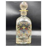 Vintage hand painted decanter