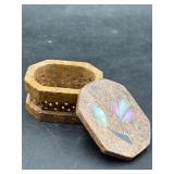 Holy Land Stone ring box inlay