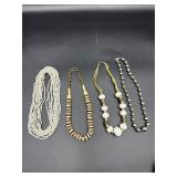Vintage costume jewelry necklaces